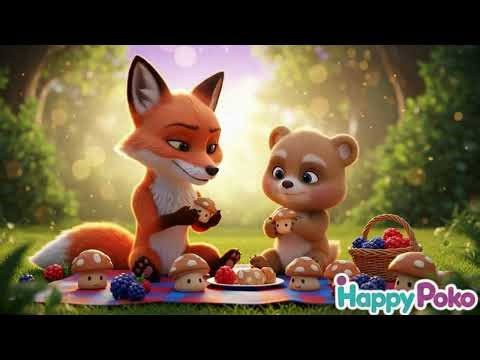 Forest Friends Picnic Fun! 🧺✨ Songs & Happy Cartoon Adventures for Kids