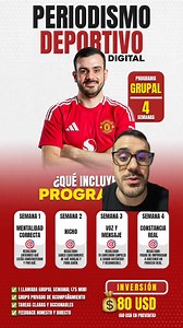 MI PRIMER PROGRAMA DE PERIODISMO DEPORTIVO DIGITAL ❤️‍🔥: SOLO SON 15 CUPOS, ARRANCAMOS EL 9 DE FEBRERO 📆 | Forever United
