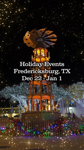 The holiday season in Fredericksburg is stacked with things to do. 🎄 If you’re planning a trip (or a last-minute getaway), add these to your itinerary: 🌟 Fredericksburg Christmas Nights of Lights (nightly through Jan 6, music starts at 5PM) 🎨 The Yellow Door Studio (Dec 22–30) | Kids Paint & Play Paint & Sip 🔥 Enchanted Fredericksburg Ranch (Dec 26–Jan 10) | Glass blowing experiences 👩‍🍳 Fischer & Wieser Culinary Adventure School (Dec 23–30) 🍺 Witcher Brewing Co. (Dec 27 Story & Craft Tim