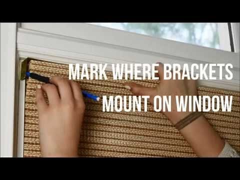 Easy How to Install a Roman Natural Window Shade Video