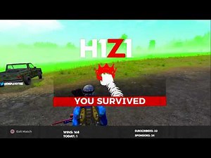 H1Z1 PS4 INSANE SNIPER 20 BOMB!