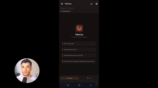 Google just dropped a model that lets AI control your phone.No cloud.No API key.No monthly bill.Just your device running the agent locally.This is Pokeclaw + Gemma 4. 🧵Most AI agents today work like this:Phone → Internet → Cloud API → Internet → Phone → $$$Pokeclaw works like this:Phone → Model → ActionThat’s it.A developer built a working Android agent in two nights with zero mobile experience.It can:• read your screen• tap apps• reply to messages• automate workflows• run offlineMeanwhile Open