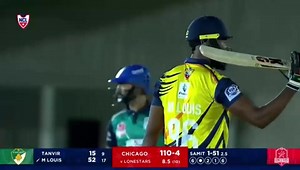 Mikyle Louis smashed an unbeaten 57 off just 19 balls for Chicago CC against Dallas Lonestars in Match 8 of NCL 2024! Power-hitting at its finest! 📺 Watch the highlights now! Visit NCLCricket.com for more updates! #ncl2024 #mikylelouis #chicagocc #cricket #matchhighlights #biginnings | National Cricket League USA