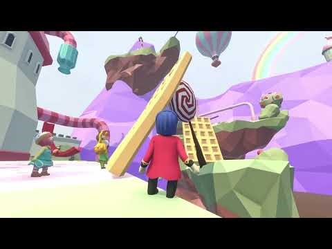 ItsFunneh! We Found CANDYLAND in Human Fall Flat