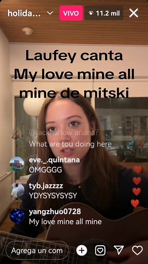 Cover of Mitski's My Love Mine All Mine by Laufey