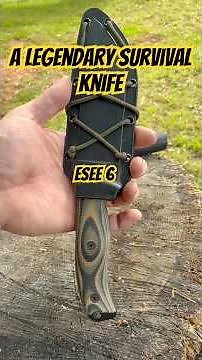 ESEE 6 Cutting and Batoning #fixedblade #shortsvideo #shortsfeed #shorts ‪@RandallsAdventureESEE‬