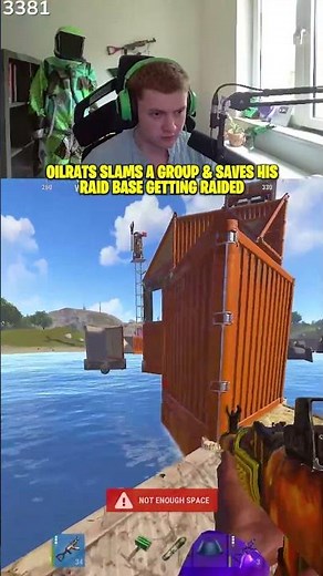Slamming a Group & Saving Raid Base as a Solo 😈 #oilrats #rust