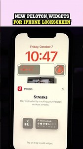 Peloton NEW iPhone Widgets!