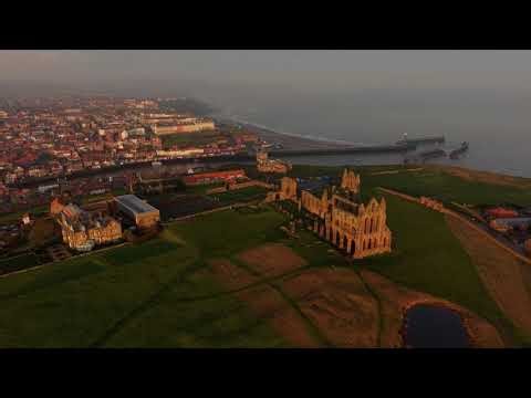 North Yorkshire 4K - DJI MINI 5 Pro Drone Flight - Whitby Abbey