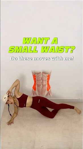 Beginner Small Waist Plank Workout At Home (No Equipment)