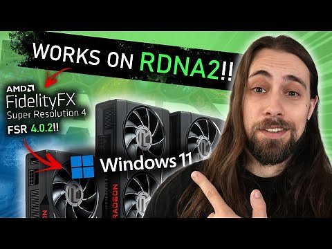 AMD FSR 4 is FINALLY working on the RX 6000 series!!! On Windows!!