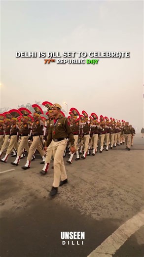 Delhi is all set to celebrate the 77th Republic Day of India 🇮🇳