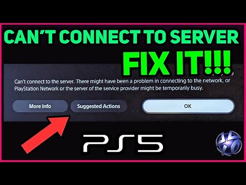 PS5 CAN'T CONNECT TO SERVER EASY FIX! (Fast Solution)