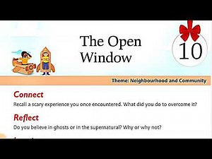 the open window by saki in hindi class 8 new image english reader icse
