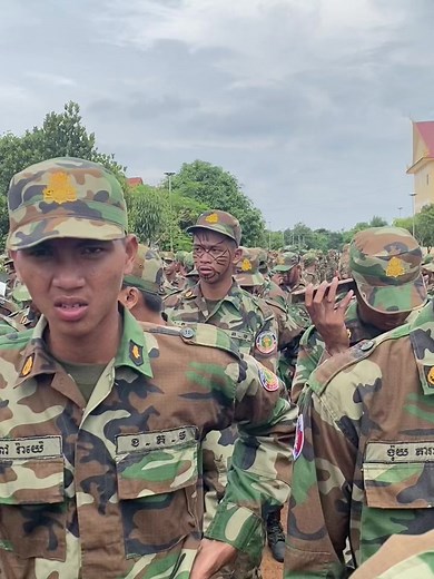 Military Training Exercises in Camouflage Uniforms