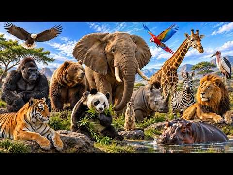 100 Animal Sounds for Kids 🦁🦓 | Learn 100 Animals with Real Animal Sounds