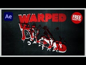 Liquid Type Part 2: Grunge Warped Text | After Effects Tutorial