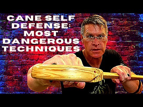 Most dangerous self defense techniques with a walking cane