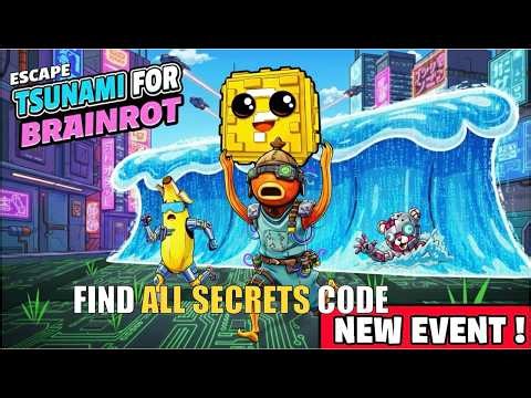 ESCAPE TSUNAMI FOR THE BRAINROTS MAP FORTNITE CREATIVE - FIND ALL SECRETS CODE