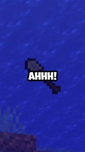 Iron shovel in water