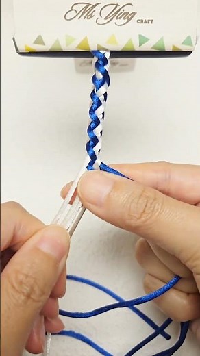 How to make 8-Strand Braid| Easy Macrame & Bracelet Tutorial #shortstutorial #diy #macrame#knotting