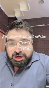 Isc accounts revised syllabus class 12 #iscaccounts