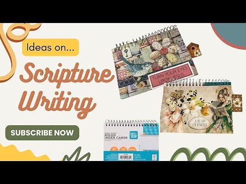 My Scripture Writing Setup + Ideas!