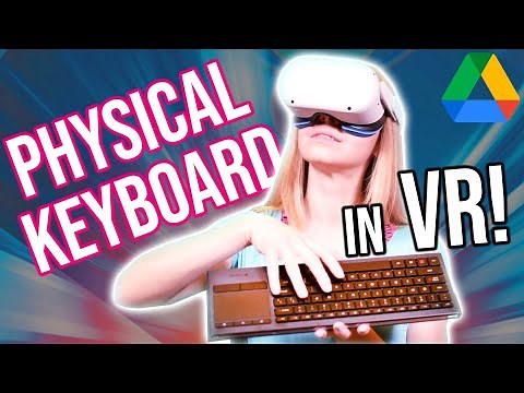 Keyboard paired with Oculus Quest 2 - NEXT LEVEL of VR productivity!