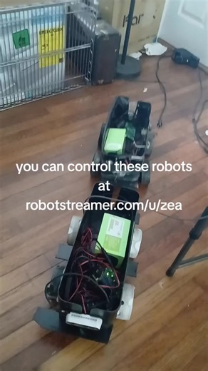 you can control these robots at robotstreamer.com/u/zea