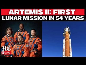 Artemis II Launch Live: First Moon Mission In 54 Years Worth $4.1bn | NASA | Apollo
