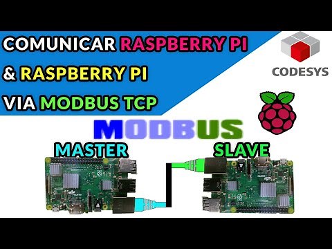 🔵✅CODESYS 3.5 - COMMUNICATE 2 RASPBERRYS THROUGH MODBUS TCP