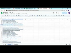 Workday Recruiting Interview Q & A||Workday HCM All Interview Questions in one place||Workday HCM