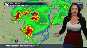 7.2K views · 64 reactions | **EARLY TEXAS TORNADOES** Within 2 hours, 3 tornadoes were reported from San Angelo to Abilene, TX. Meteorologist Meredith Garofalo shows us the storms and some of the damage reported. | WeatherNation | Facebook