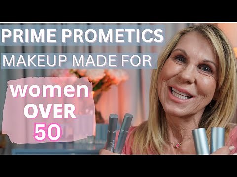 Full Makeup Using Prime Prometics! Women Over 50 - Improving Skin & Lashes With Every Application!!