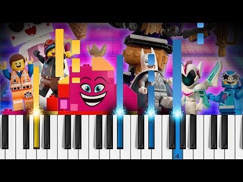 Catchy Song - The LEGO Movie 2: The Second Part - Piano Tutorial