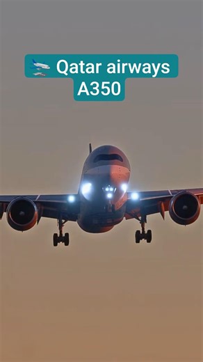 Qatar Airways A350 Landing in Doha 🇶🇦✈️ | Perfect Touchdown #shorts #aviation