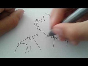 Tuto comment dessiner goku (facilement )