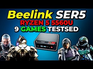 9 GAMES on The Beelink SER5 Mini PC | Ryzen 5 5560U Radeon 6 16GB RAM | 1080P/900P/720P Performance