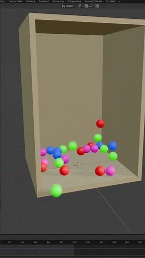 Ball Explosion in Blender - Tutorial Preview #animation