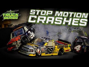 NASCAR Stop-Motion Crashes // Axalta RAPTOR Truck Series