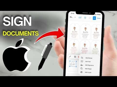 How to Sign A Document on iPhone (Easy Guide)