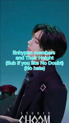 ✨Enhypen members✨ and Their height#enhypen#edit# engene
