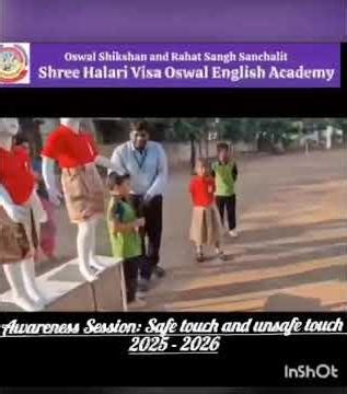 Awareness Session #Safe Touch & Unsafe Touch (Primary Section)