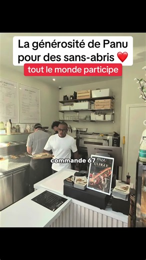 📍Panu, Paris 8eme #cameracache #experiencsociale Un grand merci à @panu.italiano pour les dons 🙏