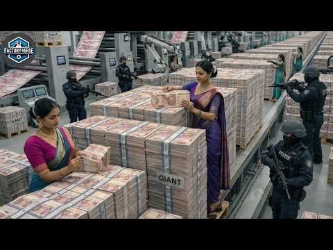 Inside India’s Money Factory | How 17 Languages Are Printed on Every Banknote (Full Process)