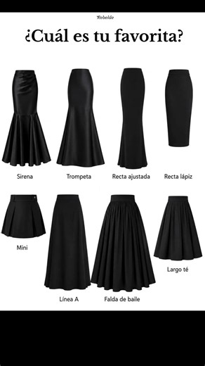 8 Tipos de Faldas que Toda Mujer Debería Conocer👗✨ #Faldas #TiposDeFaldas #ModaFemenina