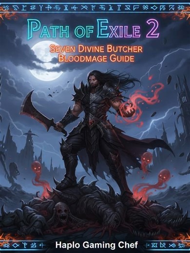 Path of Exile 2 Seven Divine Butcher Bloodmage Guide The Path of Exile 2 Butcher Bloodmage is a high‑risk, high‑reward caster that converts self‑sacrifice into raw destructive power. This guide teaches a concentrated, practical approach built around applying seven Divines to the most impactful slots so you reach a competitive endgame power level without needing a full high‑end gearset. The philosophy is simple: concentrate crafting currency where it multiplies your damage and survivability the m
