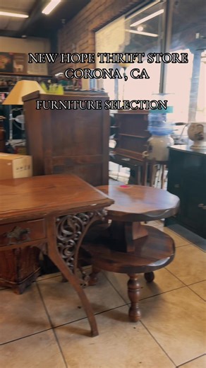 Our furniture selection at new hope thrift store! #thriftshop #thrifted #thrift #thriftedfinds #thrifthauls