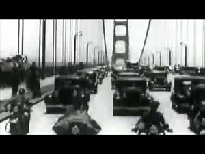 Rare film of the opening of the Golden Gate Bridge in 1937