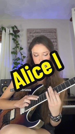 Alice I Shreds Beethoven's Moonlight Sonata 3rd Movement on Electric Guitar